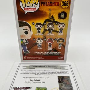 Funko POP! Television Preacher Arseface #366 - Autographed With COA *See Images* FRENLY BRICKS - Open 7 Days
