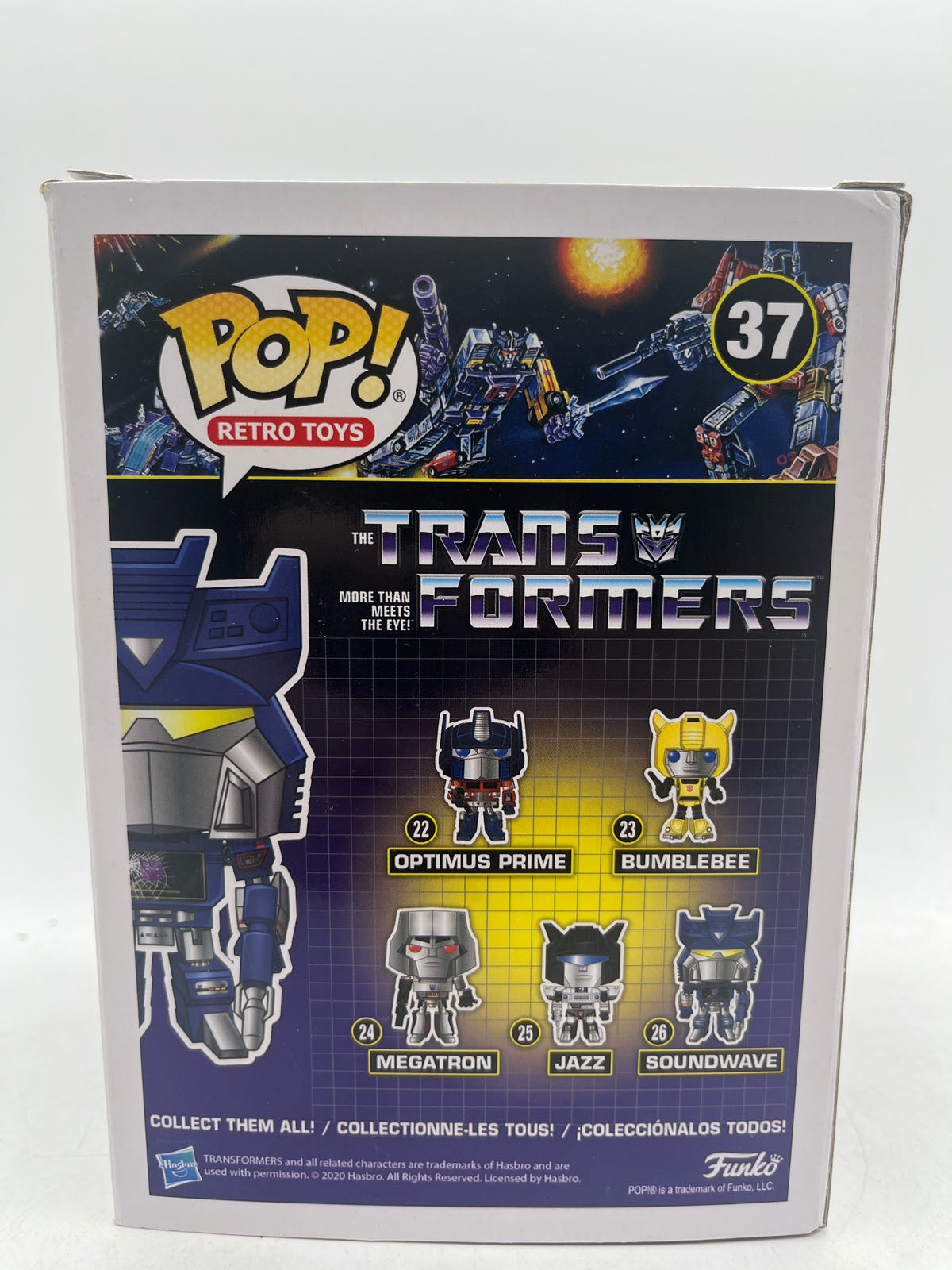 Funko Pop! Retro Transformers Soundwave #37 Special Edition, photo 5 image 5