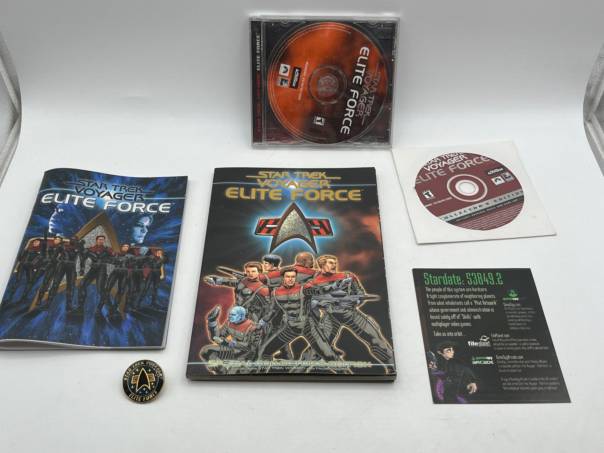Star Trek Voyager Elite Force Collector's Edition (PC, 2000) - Activision Raven FRENLY BRICKS - Open 7 Days
