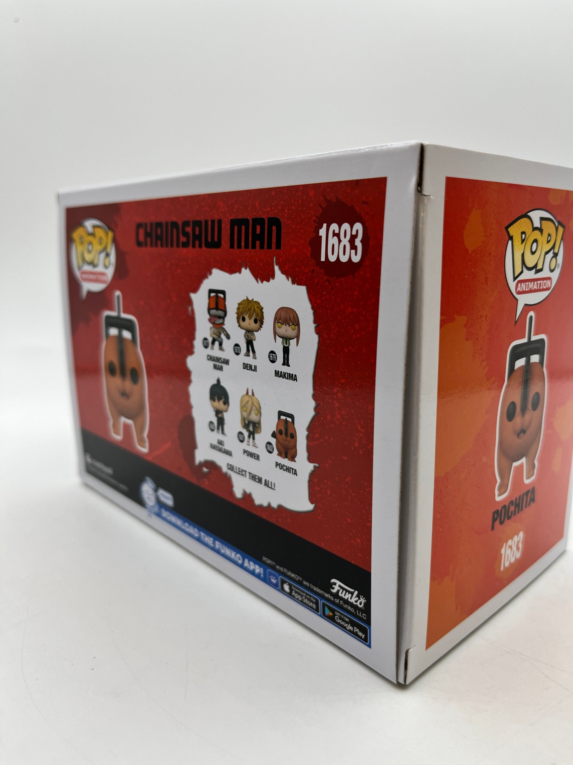 Funko POP! Animation Chainsaw Man - Pochita #1683 - Special Edition FRENLY BRICKS - Open 7 Days