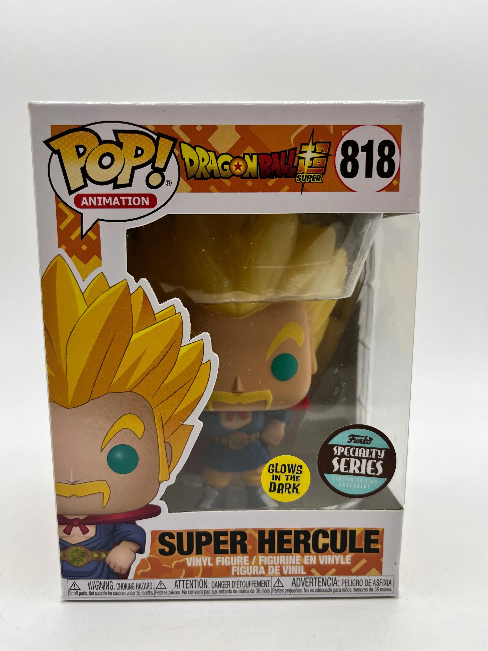 Funko POP! Animation DragonBall Super #818 Super Hercule - Glow Specialty Series FRENLY BRICKS - Open 7 Days