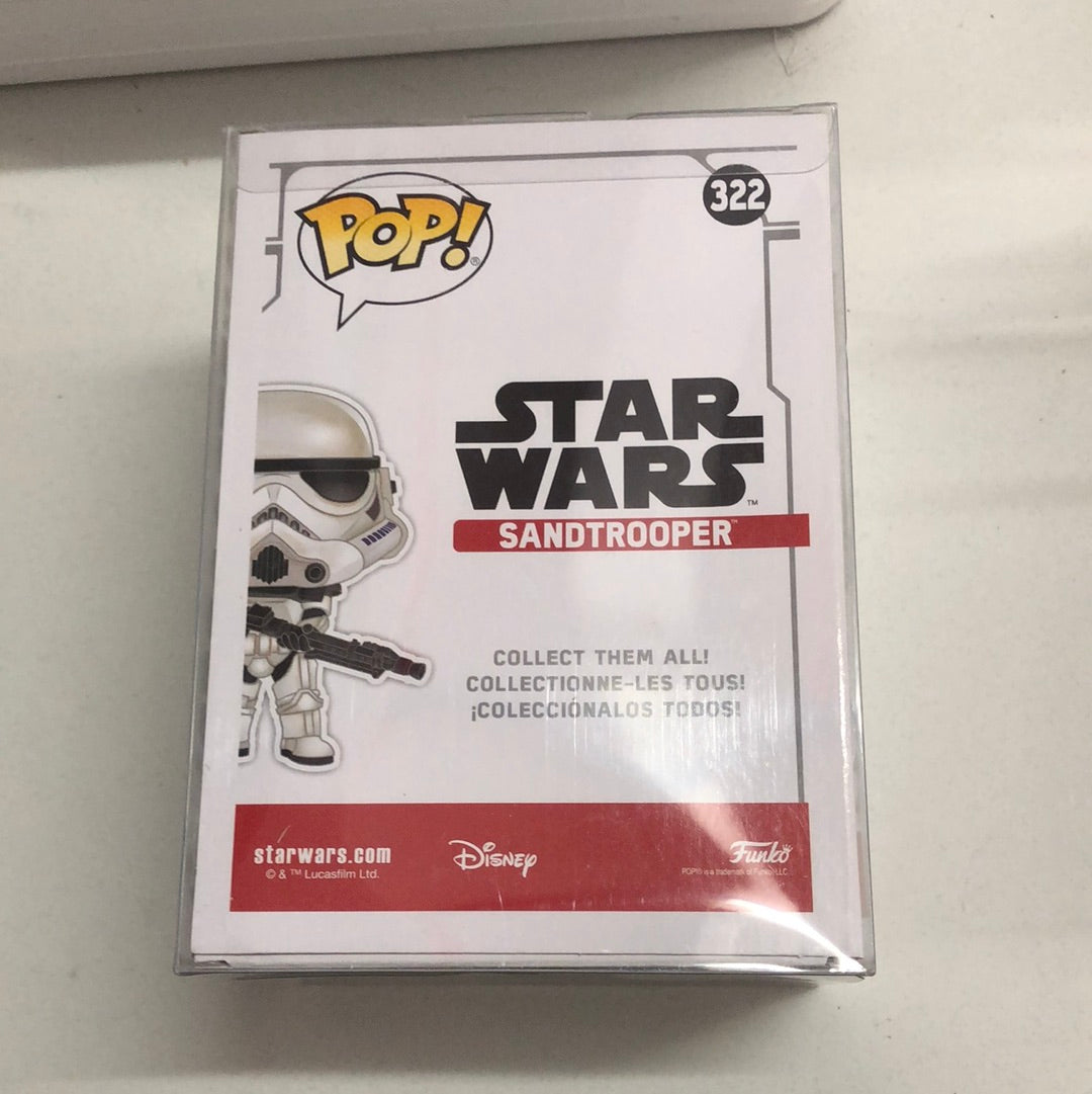 Star Wars Funko Pop! - Sandtrooper #322 - 2019 NYCC Exclusive FRENLY BRICKS - Open 7 Days