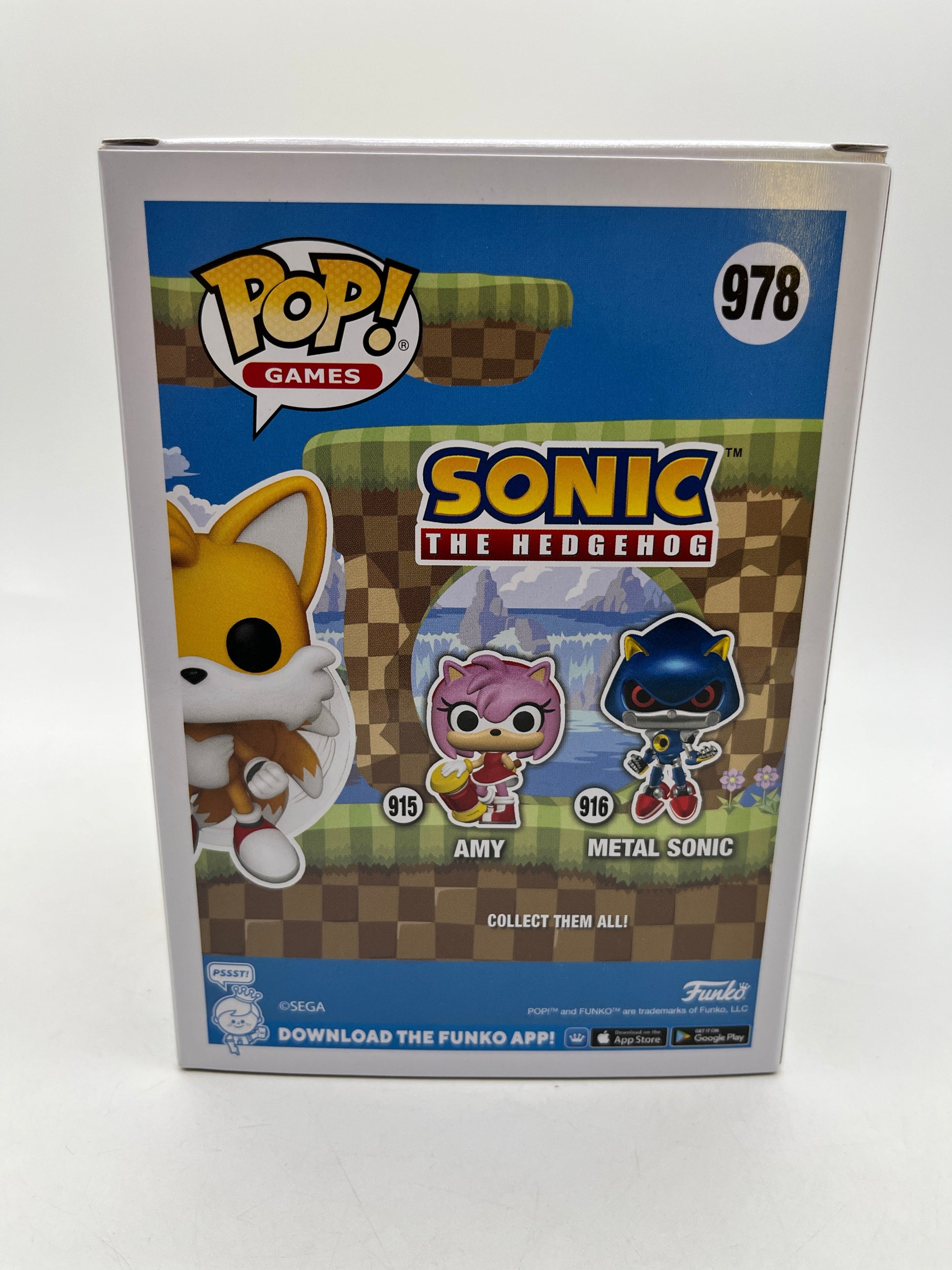 Funko POP! Games Sonic The Hedgehog - Tails #978 - Flocked Chase Limited Edition FRENLY BRICKS - Open 7 Days