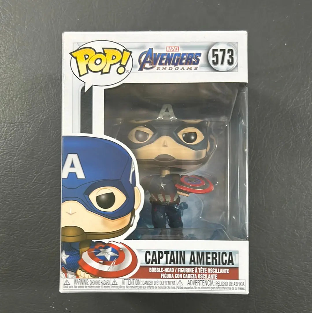 Pop Vinyl Marvel Captain America #573 FRENLY BRICKS - Open 7 Days