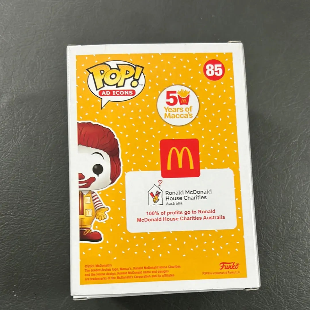 RONALD MCDONALD AUSTRALIA EXCLUSIVE DIAMOND GLITTER FUNKO POP VINYL #85 FRENLY BRICKS - Open 7 Days