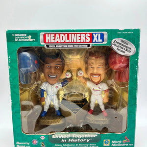 MLB Headlines XL Mark McGwire & Sammy Sosa Home Run Commemorative 2-Pack FRENLY BRICKS - Open 7 Days