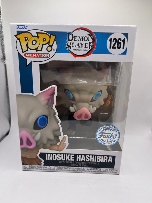 Funko Pop! Animation - Demon Slayer Inosuke Hashibira #1261 +combinedshipping FRENLY BRICKS - Open 7 Days