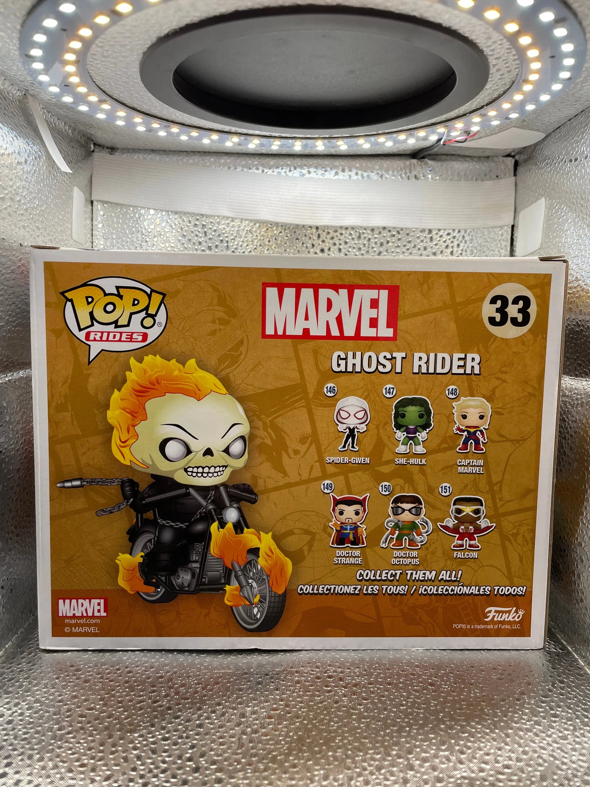 Funko Pop! Rides: Marvel - Ghost Rider -#33 FRENLY BRICKS - Open 7 Days