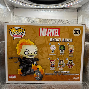 Funko Pop! Rides: Marvel - Ghost Rider -#33 FRENLY BRICKS - Open 7 Days