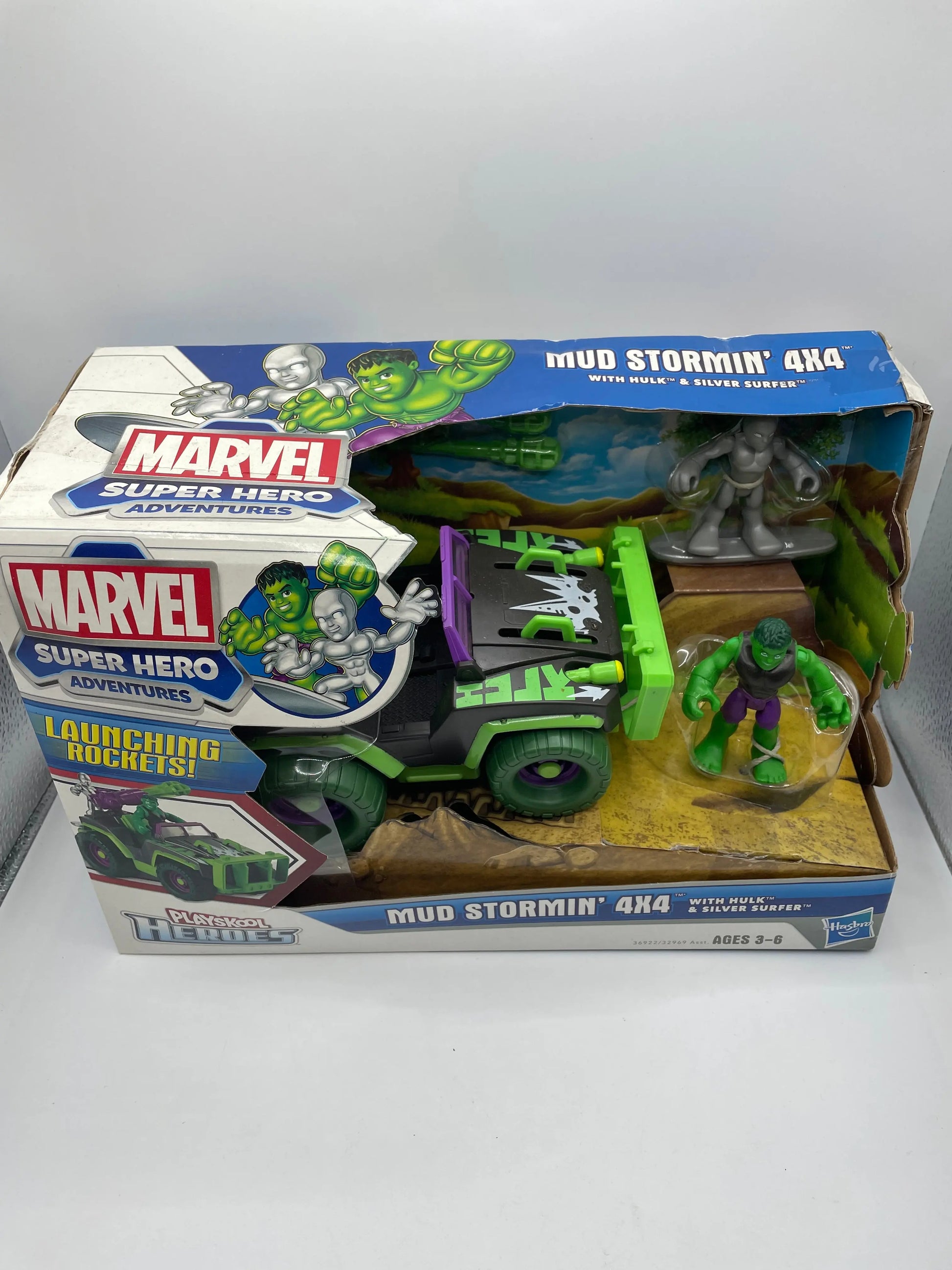 Playskool Heroes Marvel Super Hero Adventures Mud Stormin' 4x4 NEW FRENLY BRICKS - Open 7 Days