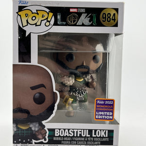 Funko POP! Marvel Loki - Boastful Loki #984 - 2022 Convention Limited Edition FRENLY BRICKS - Open 7 Days