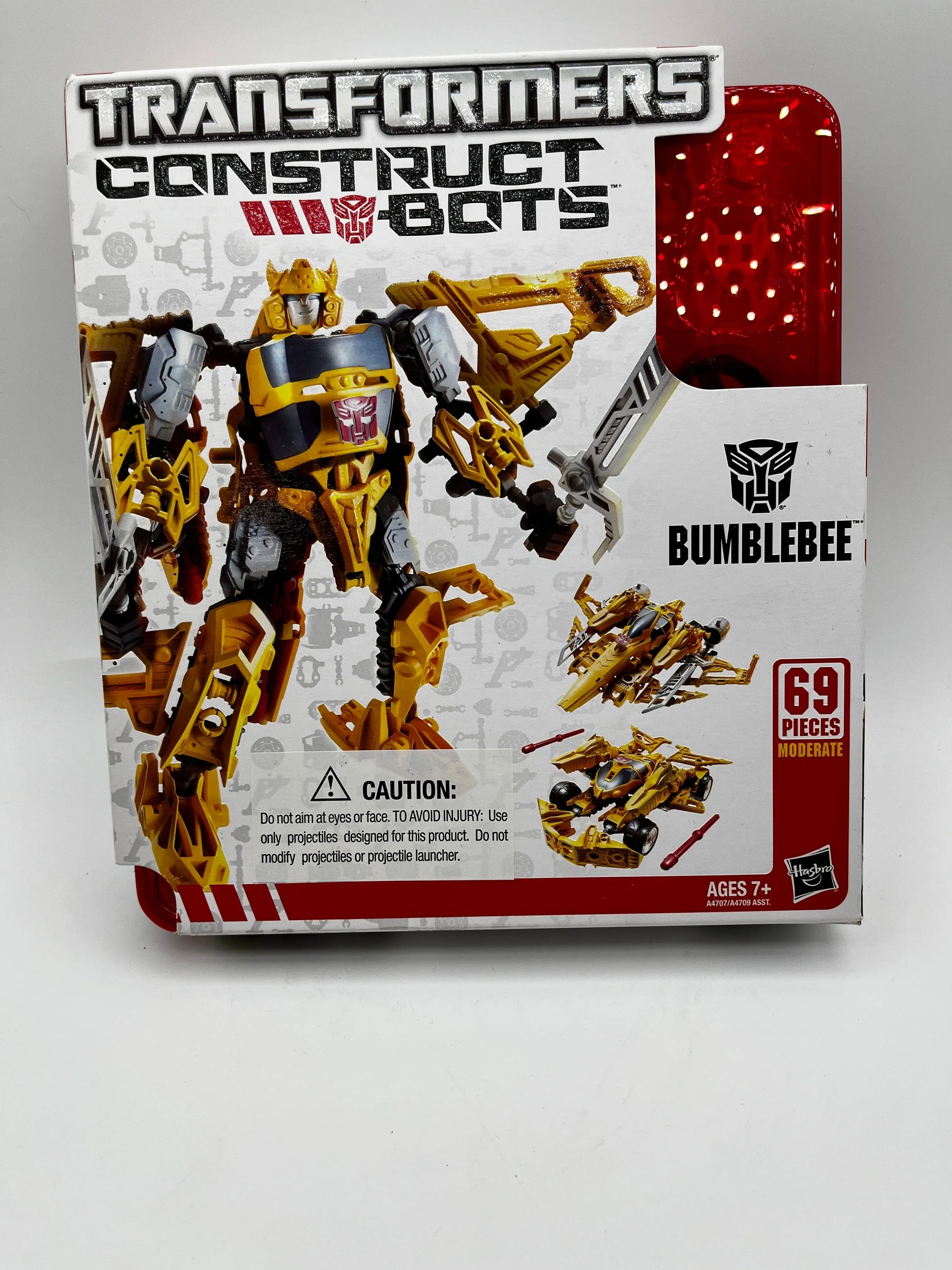 NEW Transformers Construct Bots Bumblebee Triple Changers Tray 69 Pieces Hasbro FRENLY BRICKS - Open 7 Days