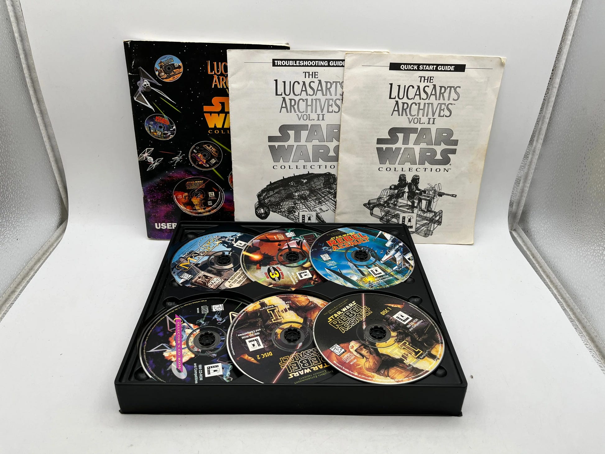 The LucasArts Archives Vol II - Star Wars Collection Big Box Mac Game Complete FRENLY BRICKS - Open 7 Days image 3