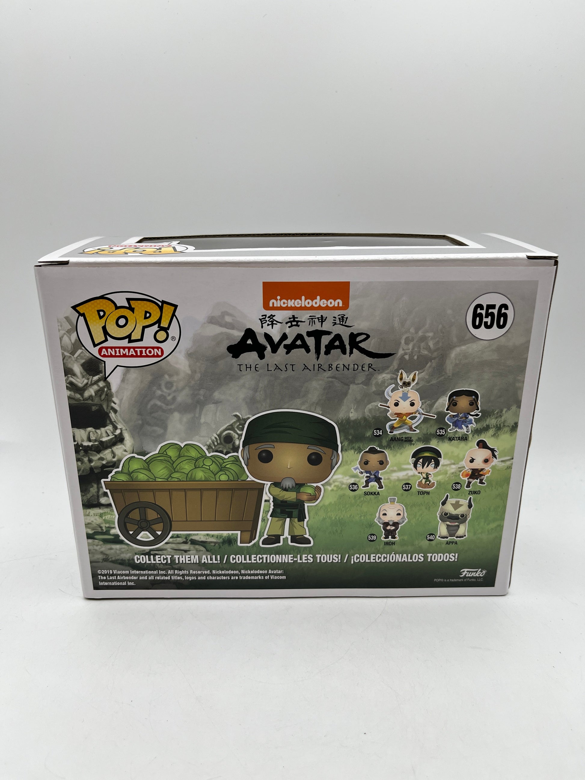 Funko POP! Animation Avatar The Last Air Bender - Cabbage Man & Cart #656 - Vinyl Collectable FRENLY BRICKS - Open 7 Days