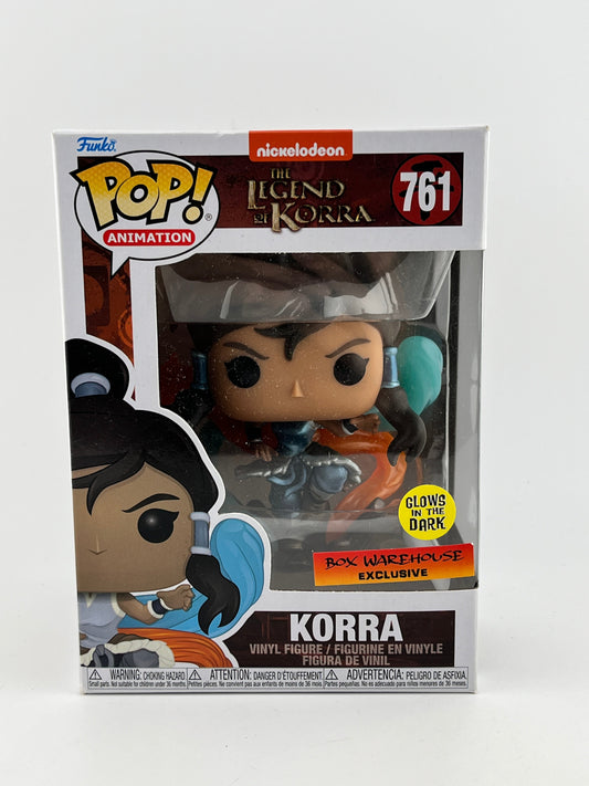Funko POP! The Legend Of Korra - Korra #761 - Glow In The Dark - Box Wharehouse Exclusive FRENLY BRICKS - Open 7 Days