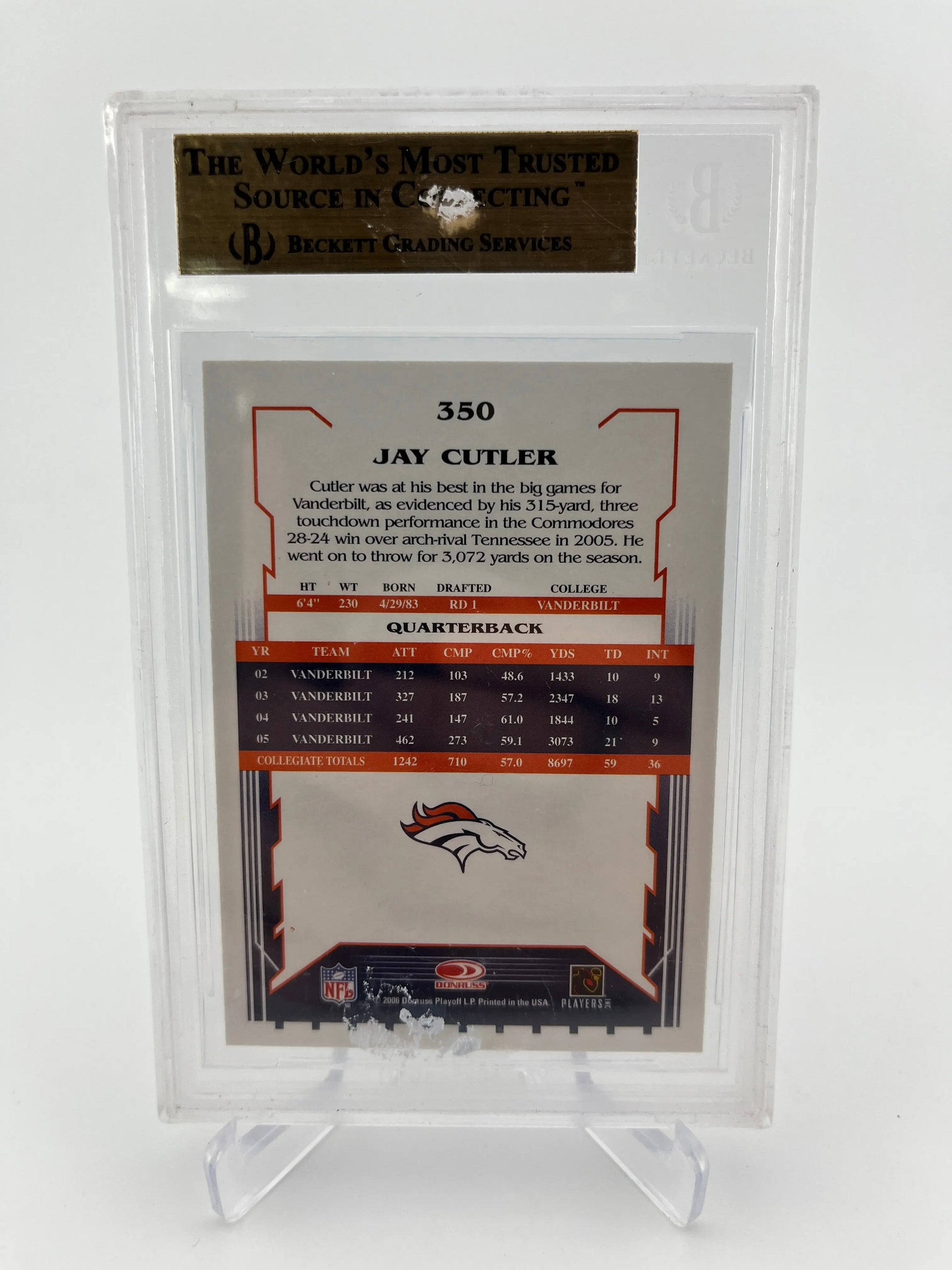 NFL Player Card Lot #2 Graded/Numbered/Autographed FRENLY BRICKS - Open 7 Days