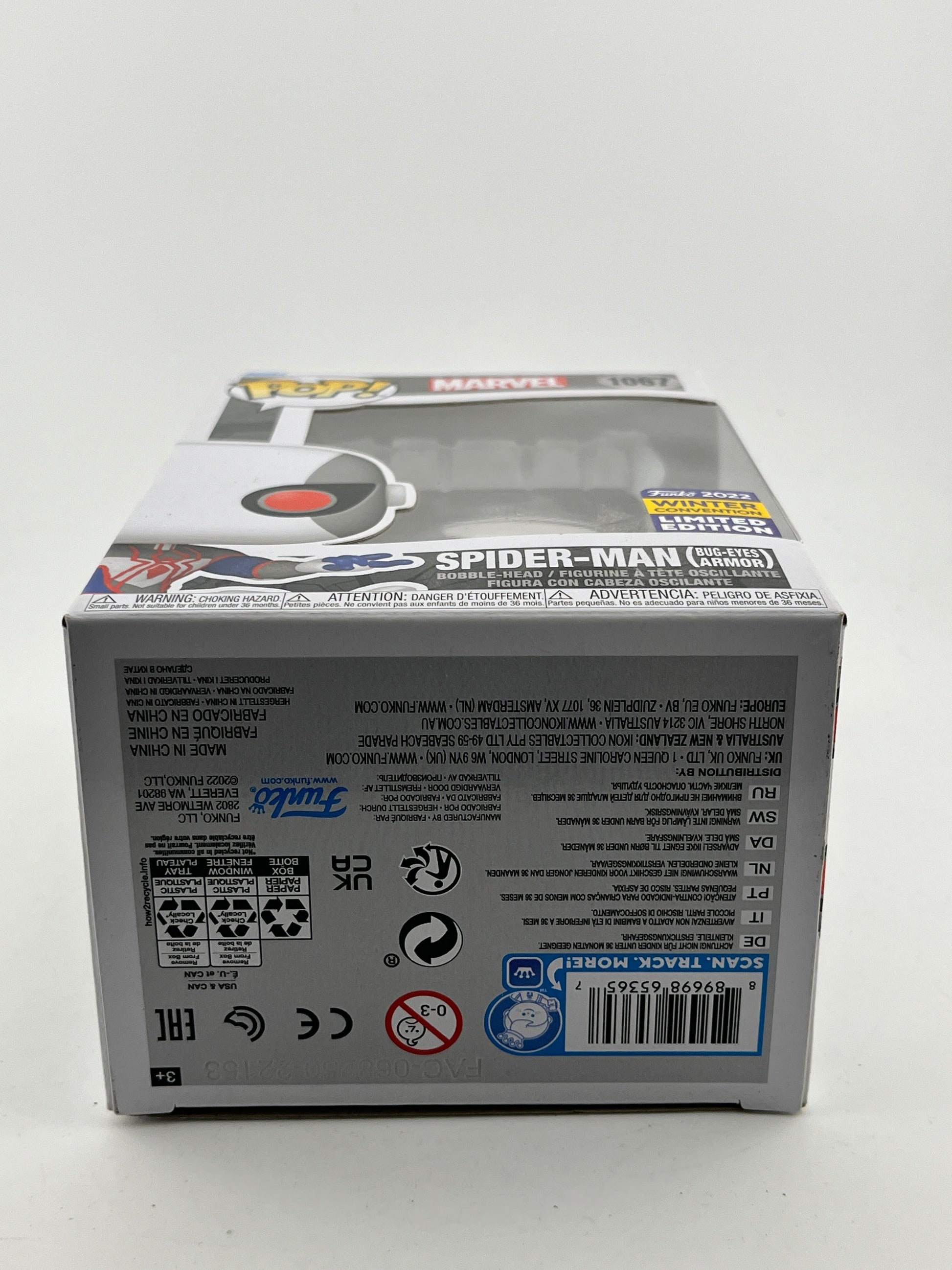 Funko POP! Marvel - Spider-Man (Big-Eyes Armor) #1067 - 2022 Limited Edition FRENLY BRICKS - Open 7 Days