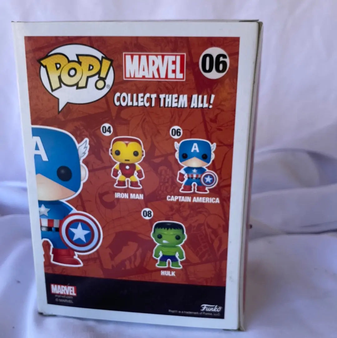 Funko POP! Captain America 06 - Marvel 2017 Summer Convention - FRENLY BRICKS - Open 7 Days