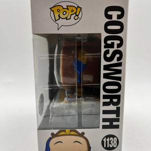 Funko POP! Disney Beauty and the Beast Cogsworth #1138 - 30th Anniversary Edition FRENLY BRICKS - Open 7 Days