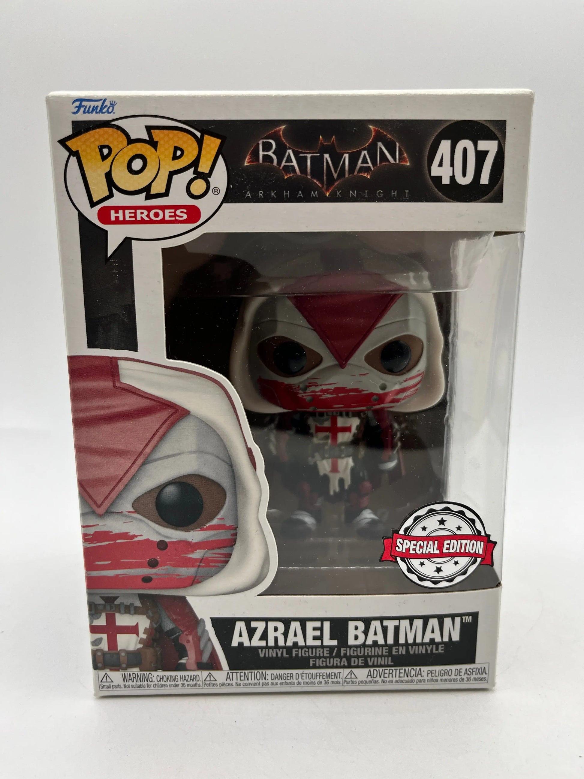 Funko POP! Heroes Batman Arkham Knight Azrael Batman #407 - Vinyl Collectable FRENLY BRICKS - Open 7 Days