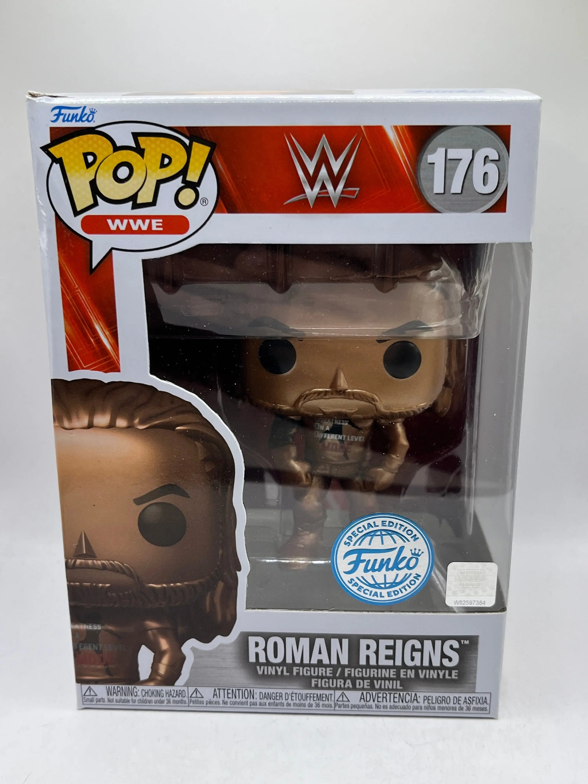Funko POP! WWE - Roman Reigns #176 - Special Edition - Vinyl Collectable FRENLY BRICKS - Open 7 Days image 1