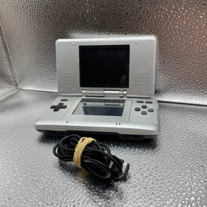 Original Nintendo DS Console Silver With Charger Tested & Working PAL FRENLY BRICKS - Open 7 Days