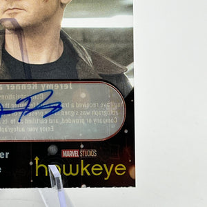 Upper Deck Marvel Studios Hawkeye - Jubilant Signatures /25 Jeremy Renner as Hawkeye Auto FRENLY BRICKS - Open 7 Days