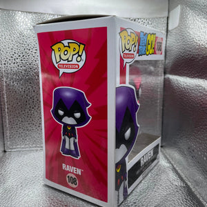 FUNKO POP  TEEN TITANS GO!  Raven  VINYL FIGURE #108  ONLY AT TOYS R US FRENLY BRICKS - Open 7 Days