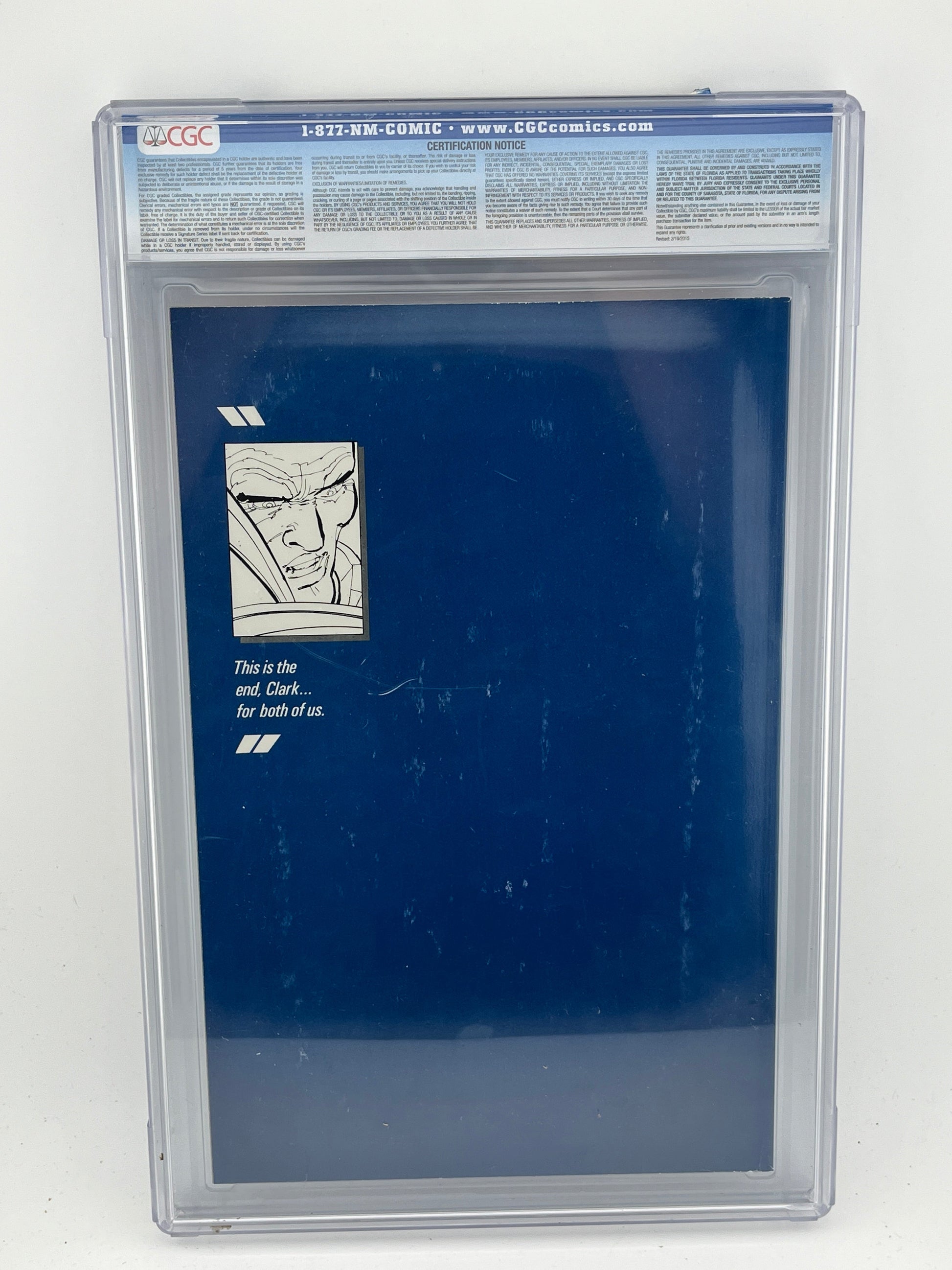 DC Comics - Batman: The Dark Knight Returns #4 –  CGC 9.6 FRENLY BRICKS - Open 7 Days