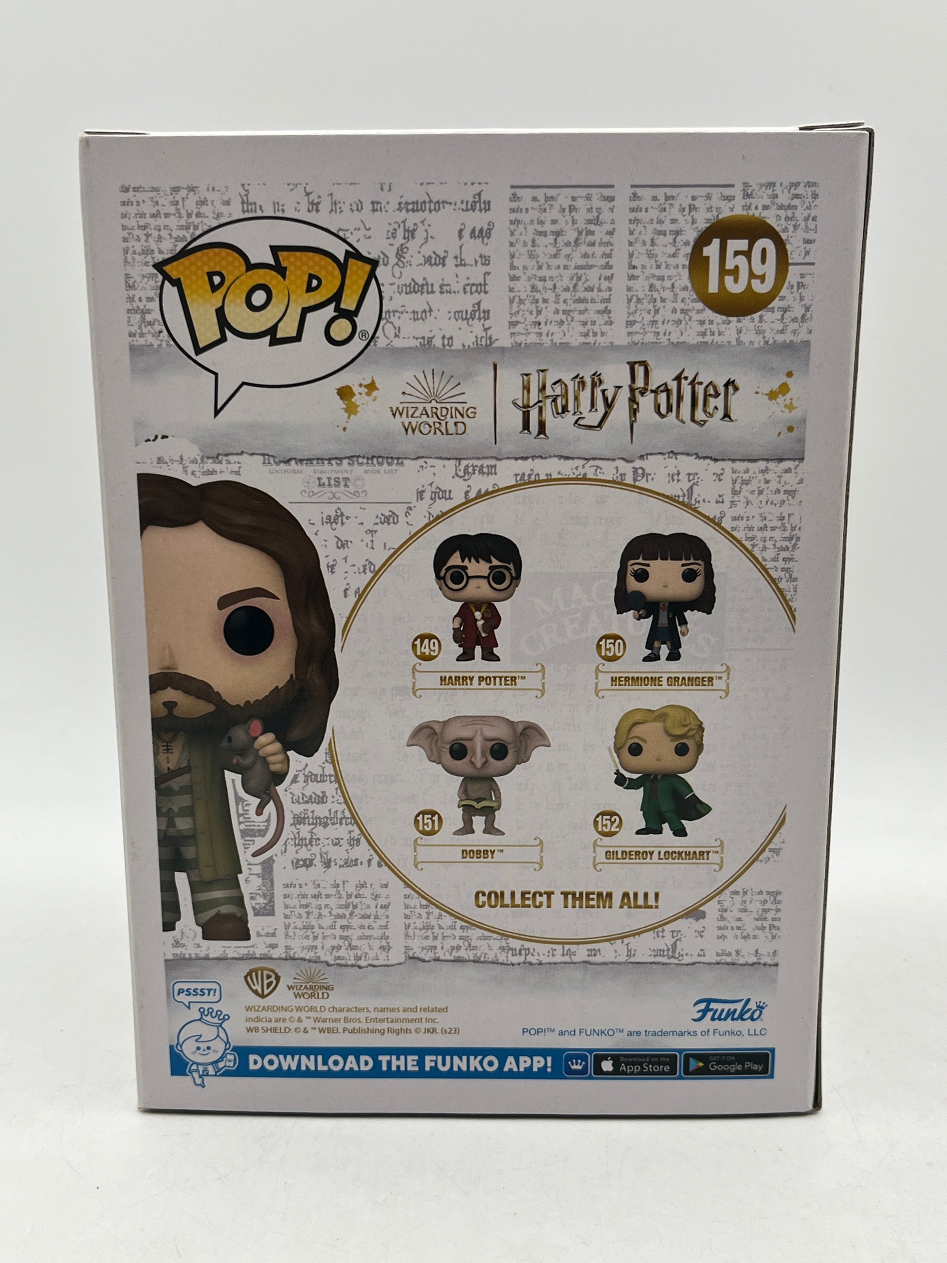 Funko POP! Harry Potter - Sirius Black With Wormtail #159 - Special Edition FRENLY BRICKS - Open 7 Days