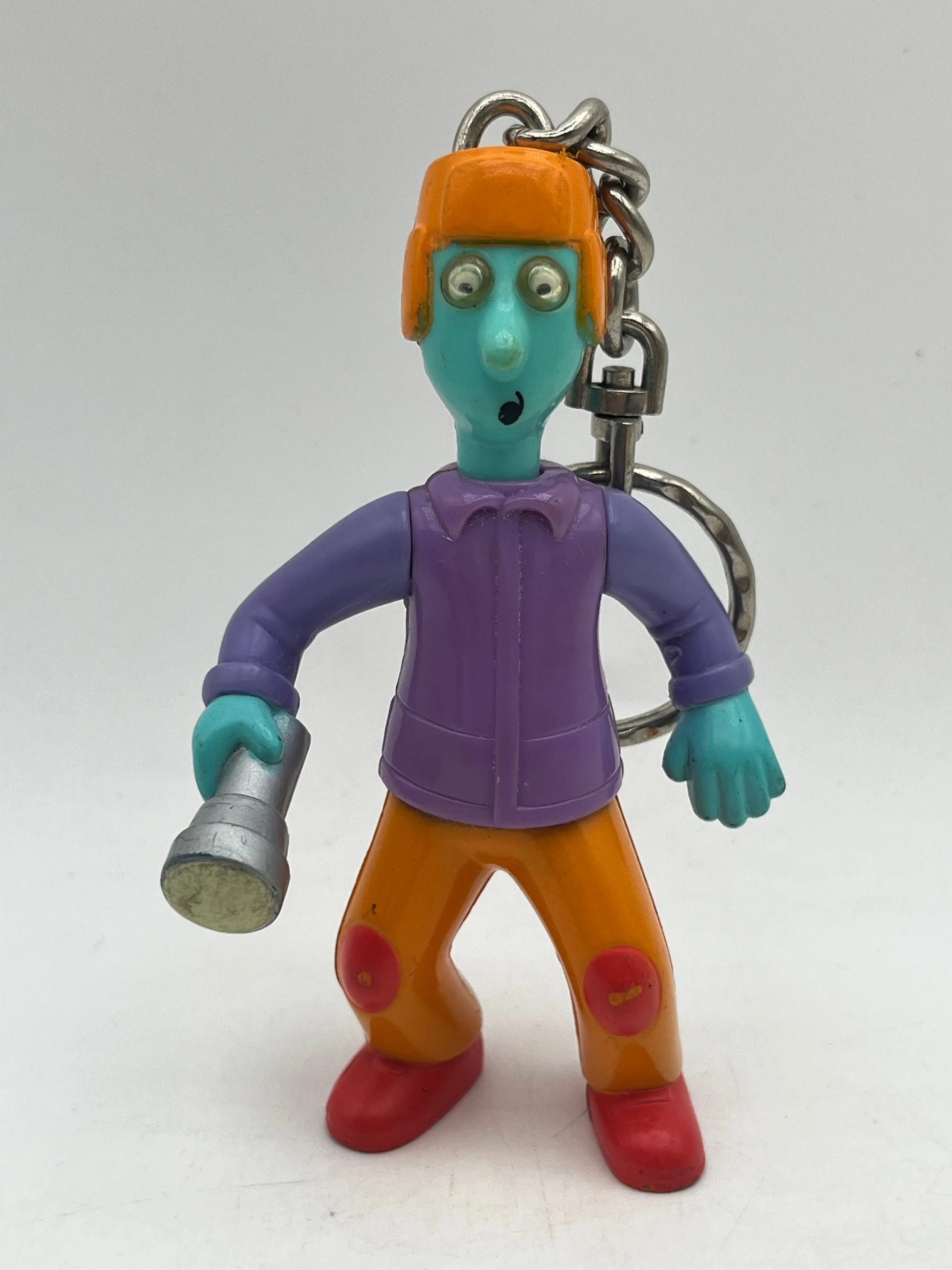VTG 90s Doug's First Movie McDonalds Happy Meal Toy Skeeter Nickelodeon Keychain FRENLY BRICKS - Open 7 Days image 1