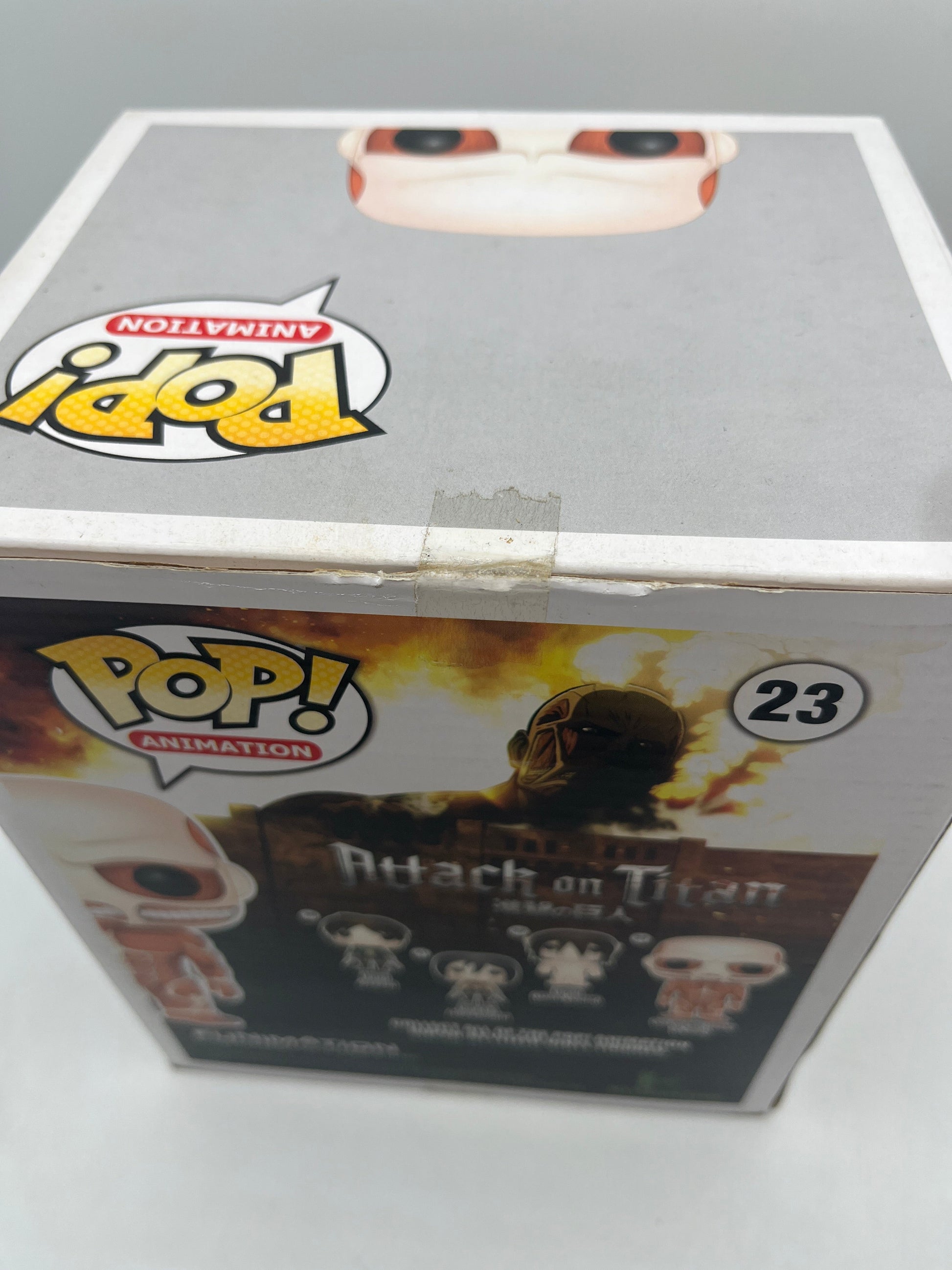 Funko Pop! Vinyl 6 in: Attack on Titan - Colossal Titan (Black and White) #23 FRENLY BRICKS - Open 7 Days