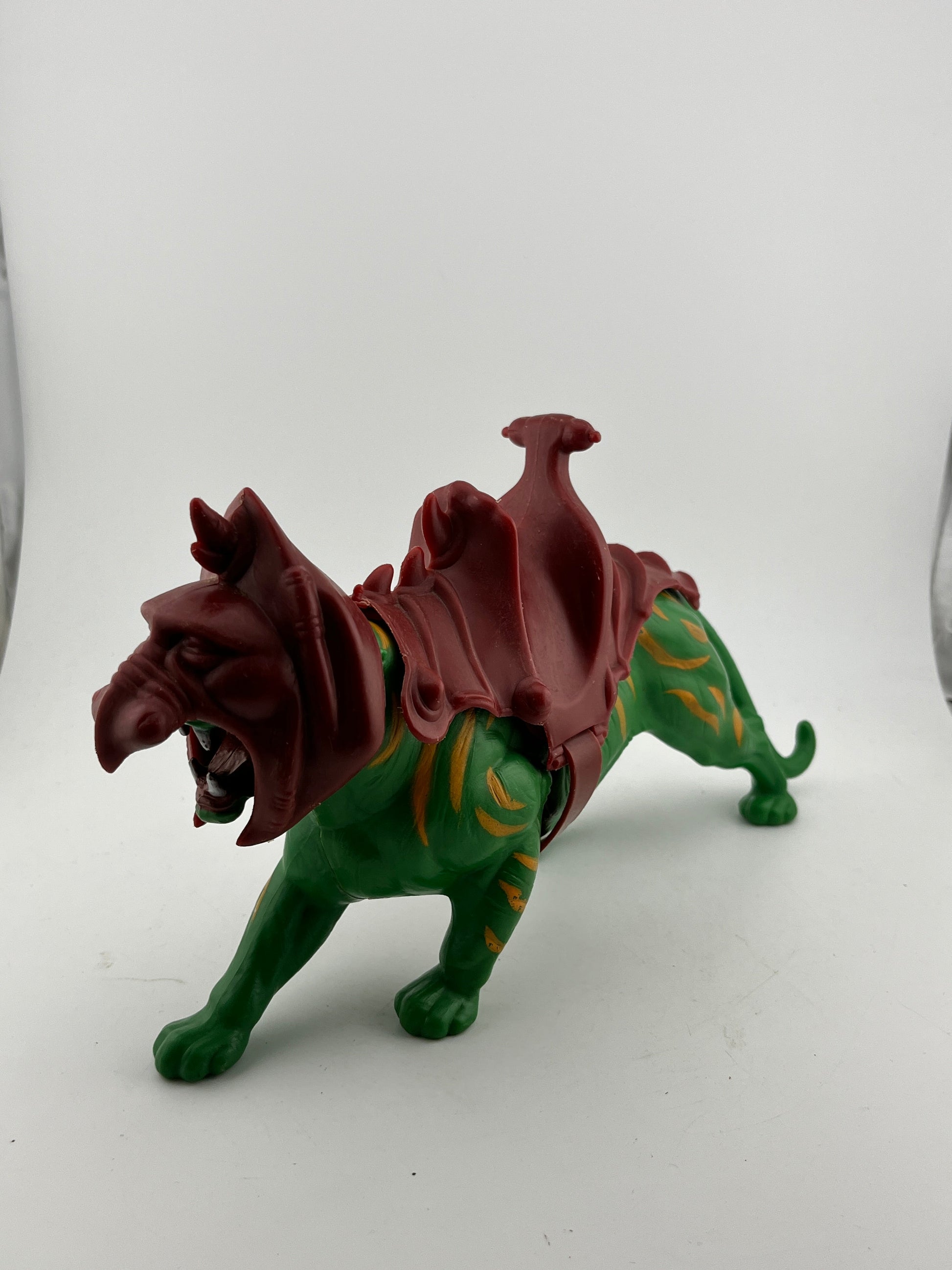 Vintage He-Man Battle Cat - Masters Of The Universe Mattel - 1982 FRENLY BRICKS - Open 7 Days