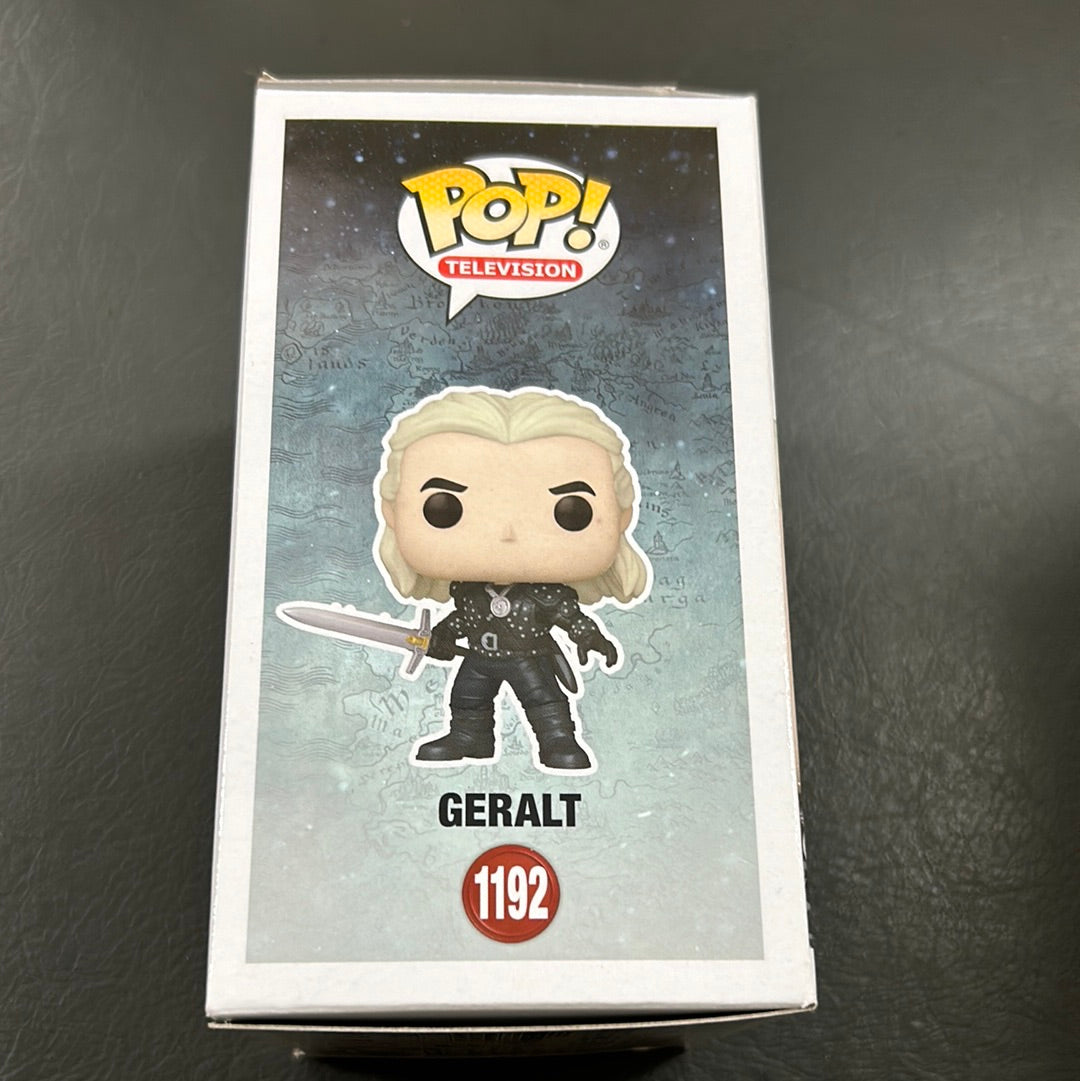 Pop vinyl 1192 The Witcher Geralt FRENLY BRICKS - Open 7 Days