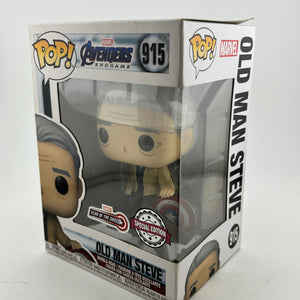 Funko POP! Marvel Avengers Endgame - Old Man Steve #915 - Special Edition FRENLY BRICKS - Open 7 Days