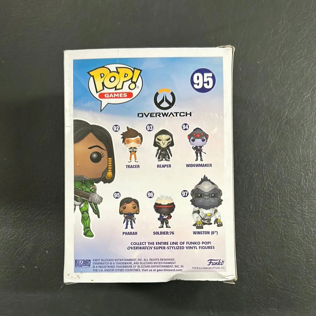 Funko Pop Overwatch #95 Pharah (Emerald) 2017  Exclusive FRENLY BRICKS - Open 7 Days