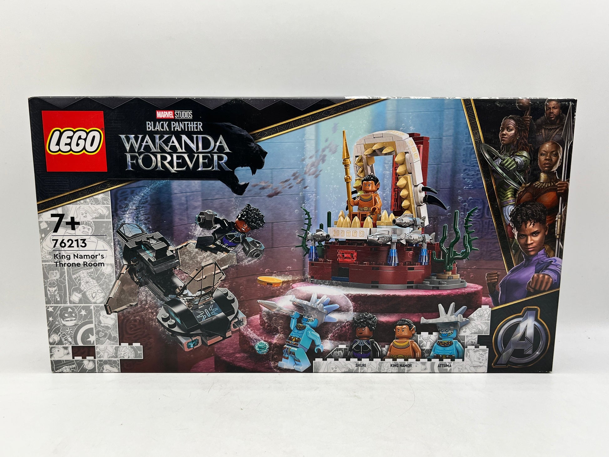 Lego Marvel - King Namour’s Throne Room 76213 - Sealed FRENLY BRICKS - Open 7 Days
