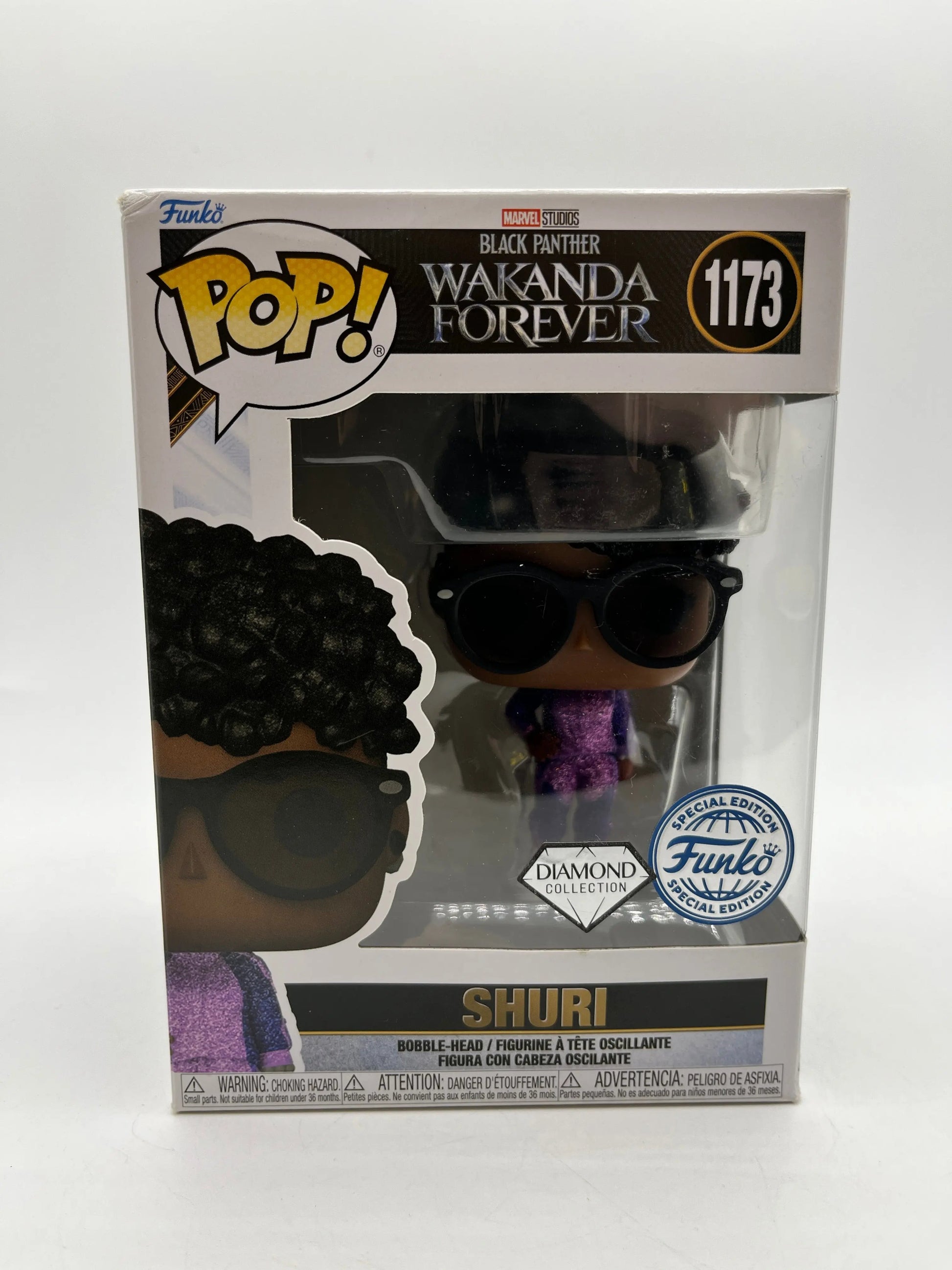 Funko POP! Marvel Black Panther Wakanda Forever Shuri #1173 Diamond Special Edition FRENLY BRICKS - Open 7 Days