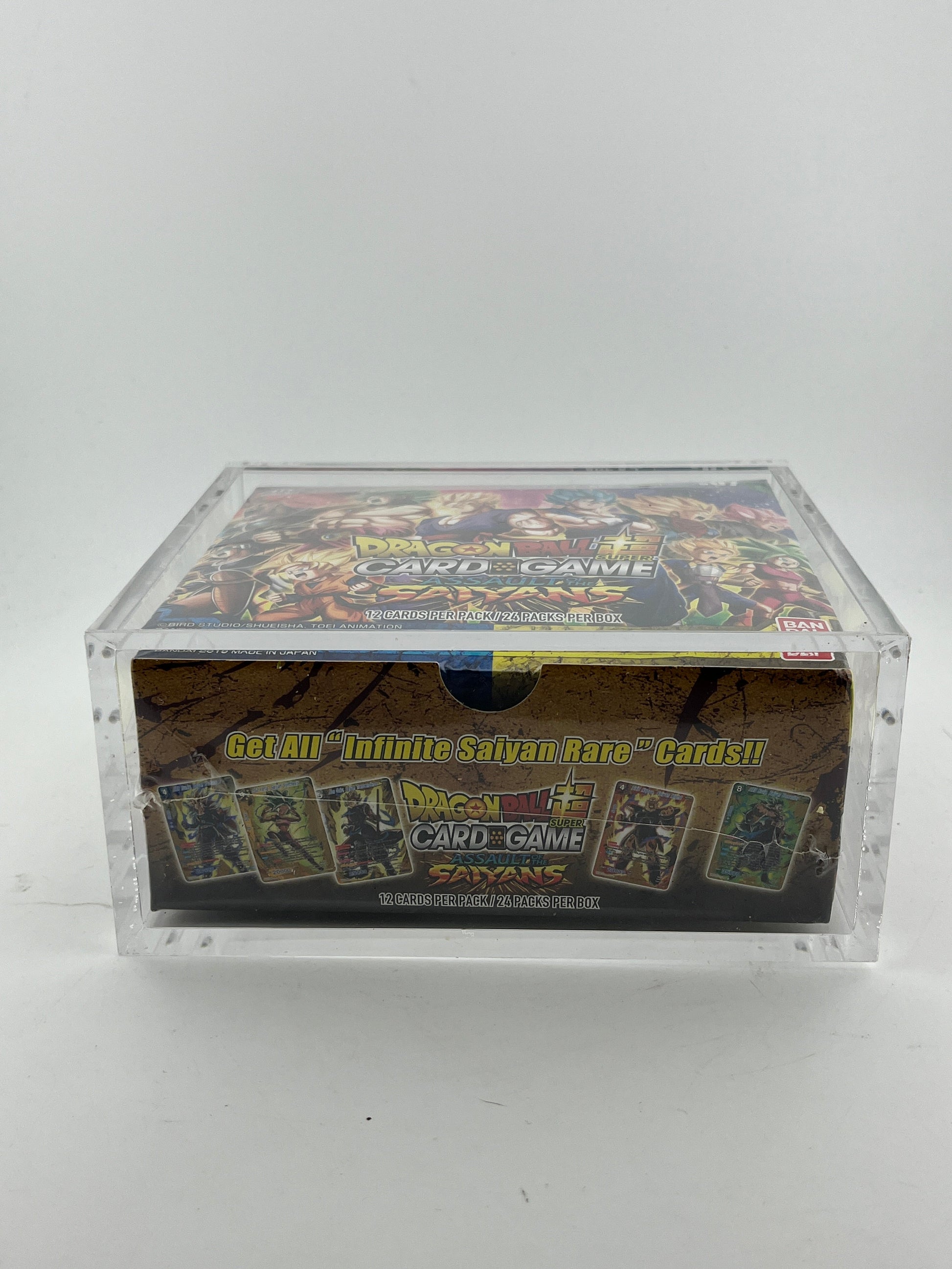 Dragon Ball Super TCG Assault of the Saiyans Booster Box B07 English - Clear Acrylic Case FRENLY BRICKS - Open 7 Days