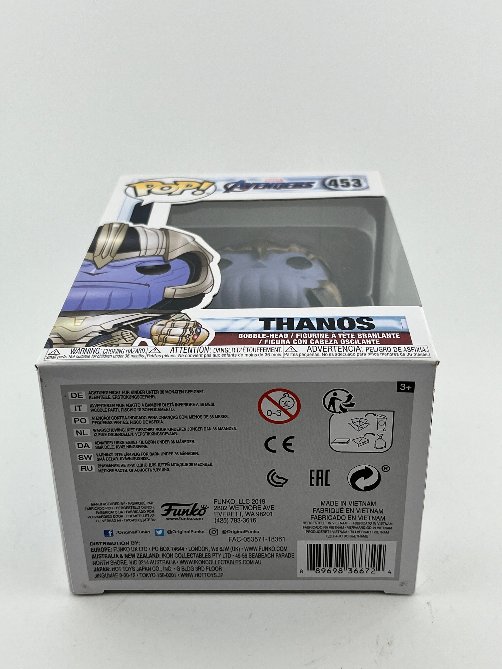 Funko POP! Marvel Avengers - Thanos #453 - Vinyl Collectable FRENLY BRICKS - Open 7 Days