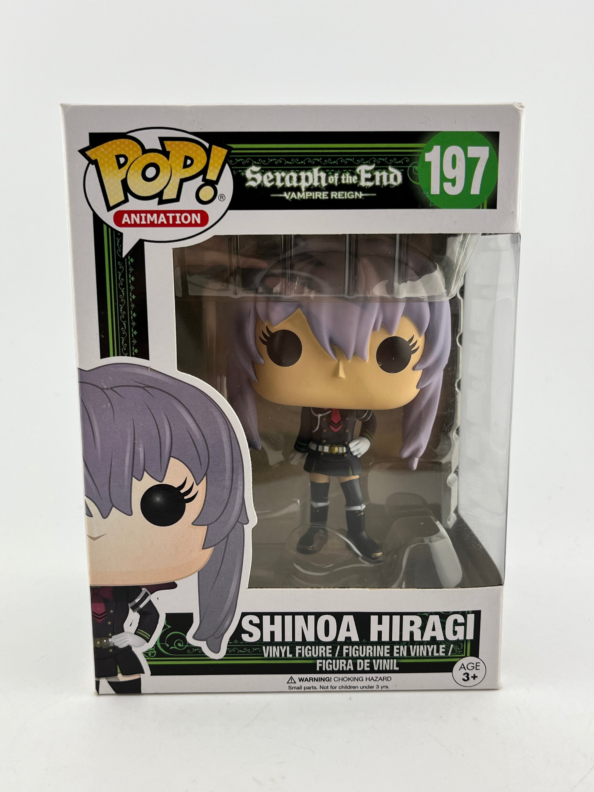 Funko POP! Seraph Of The End - Shinoa Hiragi #197 - Vinyl Collectable FRENLY BRICKS - Open 7 Days