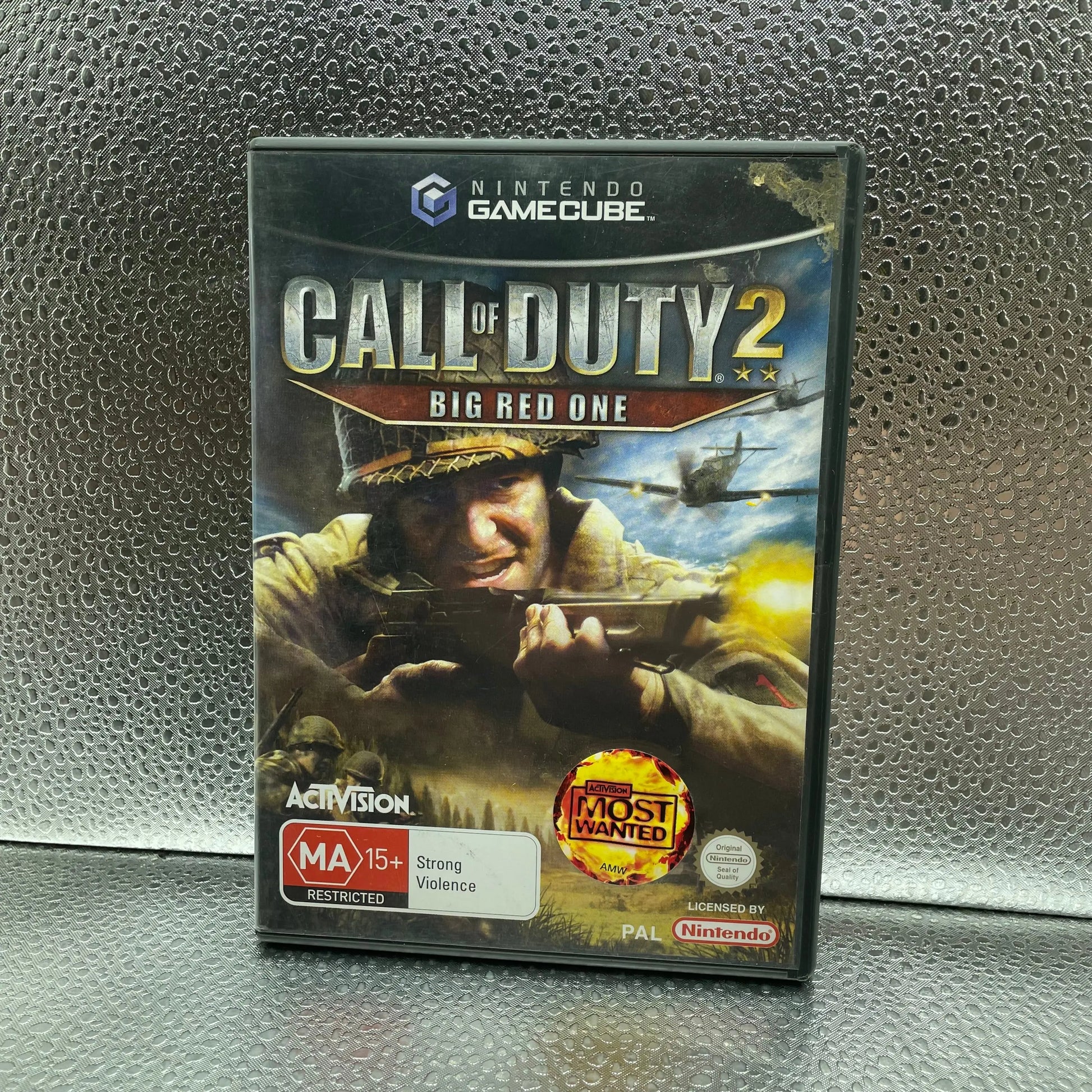 Call of Duty 2 Big Red One Nintendo GameCube Game CIB With Manual Tested PAL FRENLY BRICKS - Open 7 Days