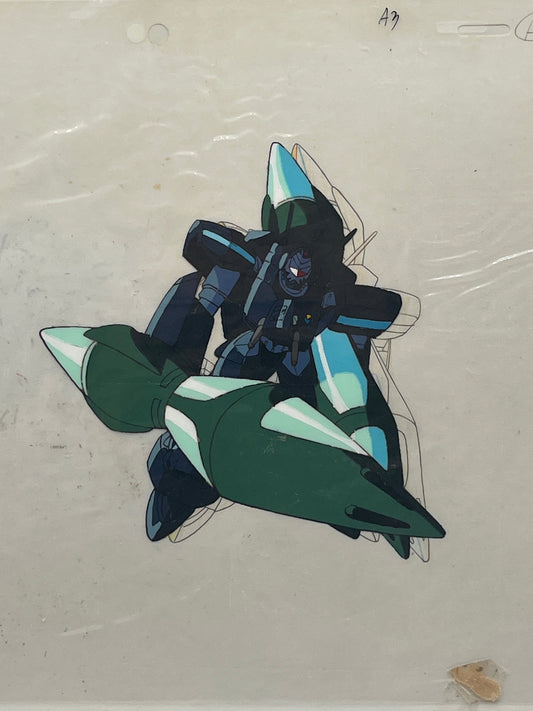 1994 Animation’s Production Cel - Macross 7 - “VF-17 Nightmare” - Hand Painted FRENLY BRICKS - Open 7 Days