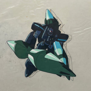 1994 Animation’s Production Cel - Macross 7 - “VF-17 Nightmare” - Hand Painted FRENLY BRICKS - Open 7 Days