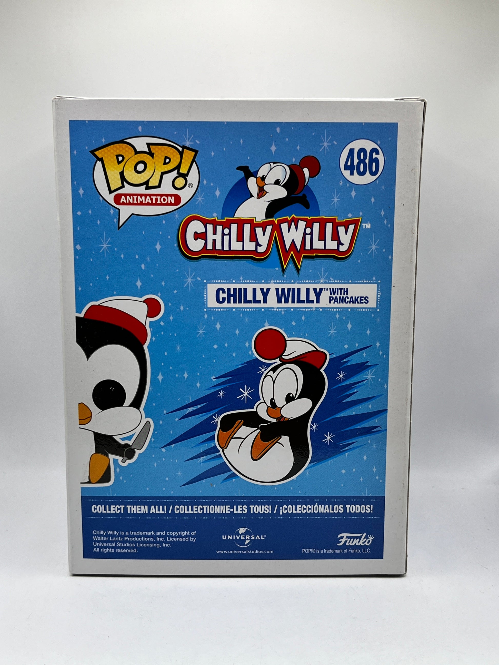 Funko POP! Animation Chilly Willy - Chilly Willy With Pancakes #486 - Vinyl Collectable FRENLY BRICKS - Open 7 Days