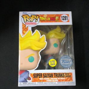 Funko Pop! DBS SS Trunks with Sword GITD #1281 Special Edition FRENLY BRICKS - Open 7 Days