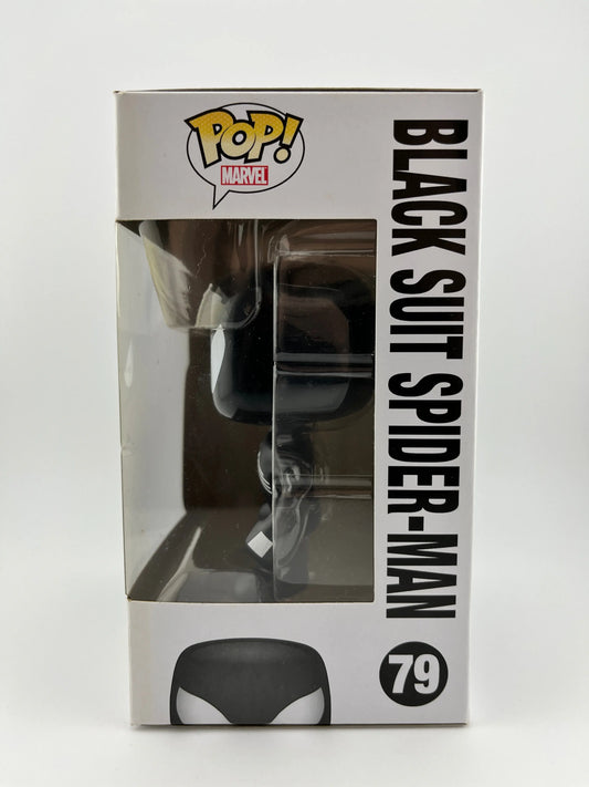 Funko POP! Marvel Spider-Man Black Suit Spider-Man #79 - Vinyl Collectable FRENLY BRICKS - Open 7 Days