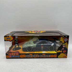 1/24 Jada 1993 Mazda RX-7 Naruto With Kakashi Hatake VIZ Media 34370 - Sealed FRENLY BRICKS - Open 7 Days
