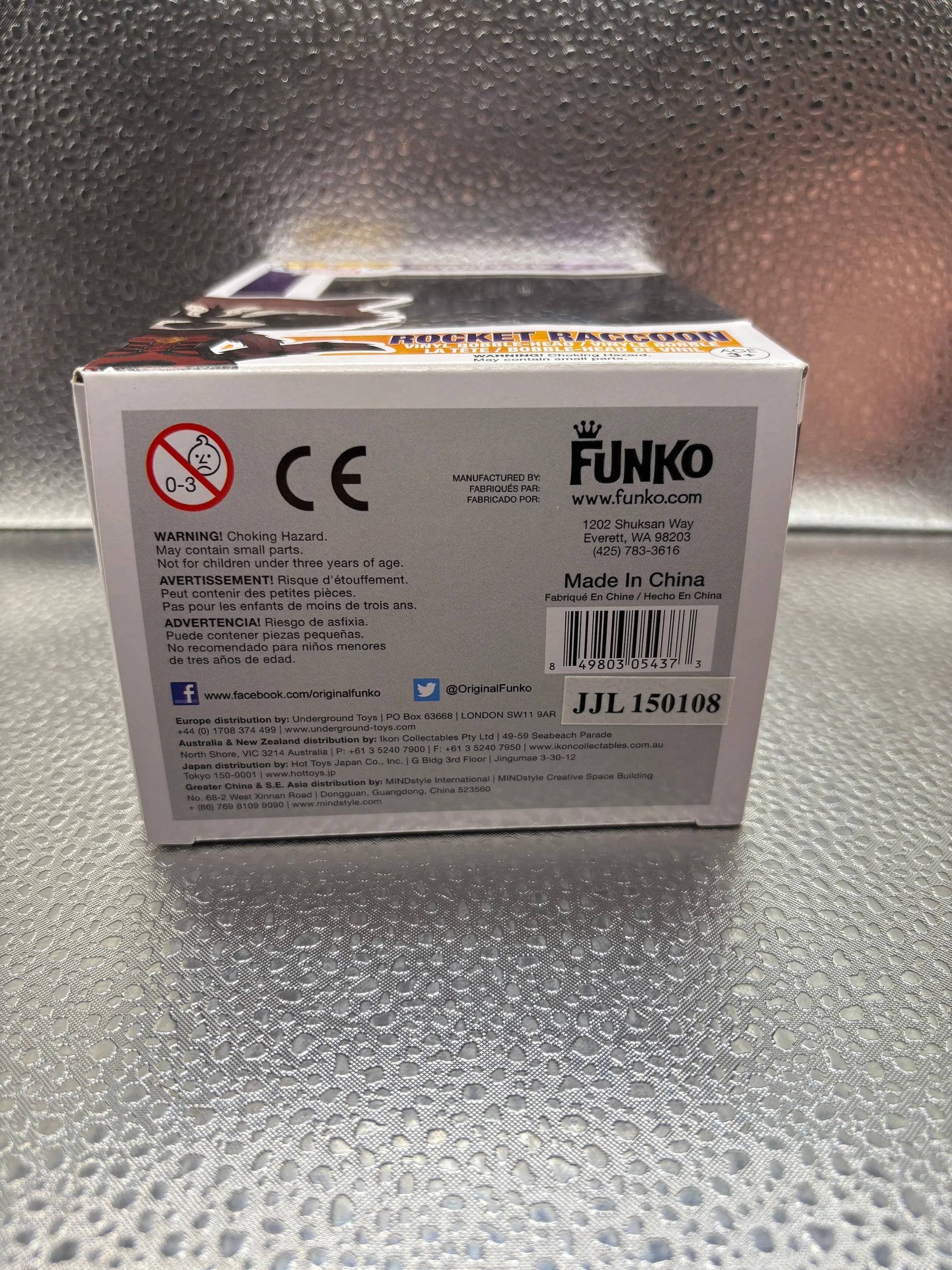 FUNKO Pop Vinyl Rocket Raccoon #48 FRENLY BRICKS - Open 7 Days