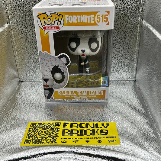 Pop Vinyl Fortnite 515 PANDA Team Leder FRENLY BRICKS - Open 7 Days